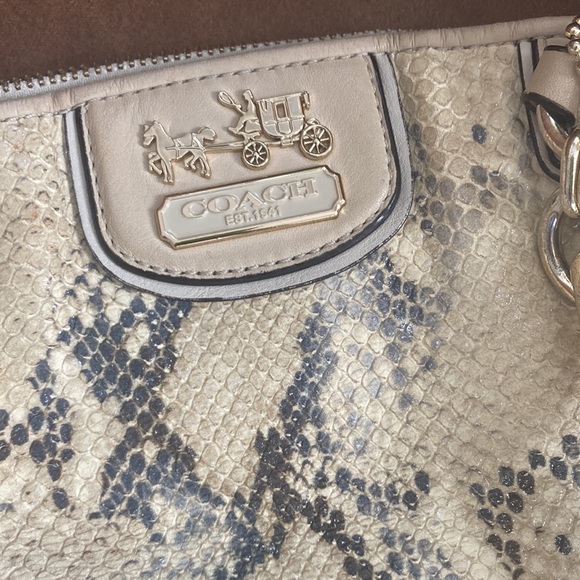 Coach Madison python bag - Picture 4 of 9